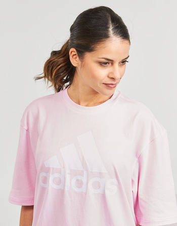 Adidas Sportswear W BL BF TEE Růžová / Bílá