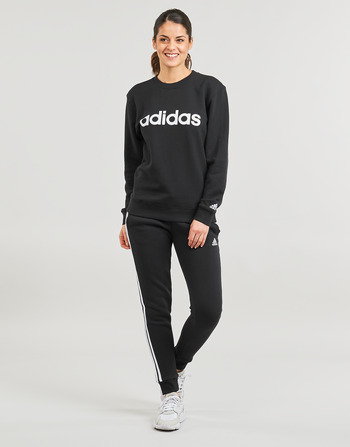 Textil Ženy Teplákové kalhoty Adidas Sportswear W 3S FL C PT Černá / Bílá