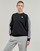 Textil Ženy Mikiny Adidas Sportswear W 3S FL OS SWT Černá / Bílá