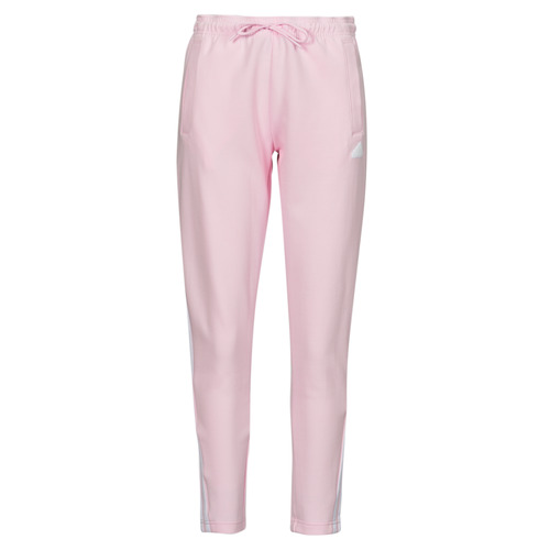 Textil Ženy Teplákové kalhoty Adidas Sportswear W FI 3S SLIM PT Růžová / Bílá