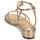 Boty Ženy Sandály Lauren Ralph Lauren FALLON-SANDALS-FLAT SANDAL Zlatá