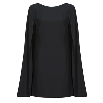 Textil Ženy Krátké šaty Lauren Ralph Lauren PETRA-LONG SLEEVE-COCKTAIL DRESS Černá