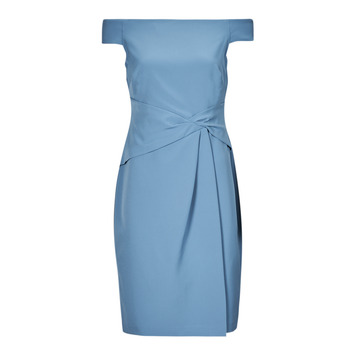 Lauren Ralph Lauren Krátké šaty SARAN SHORT-SHORT SLEEVE-COCKTAIL DRESS - Modrá