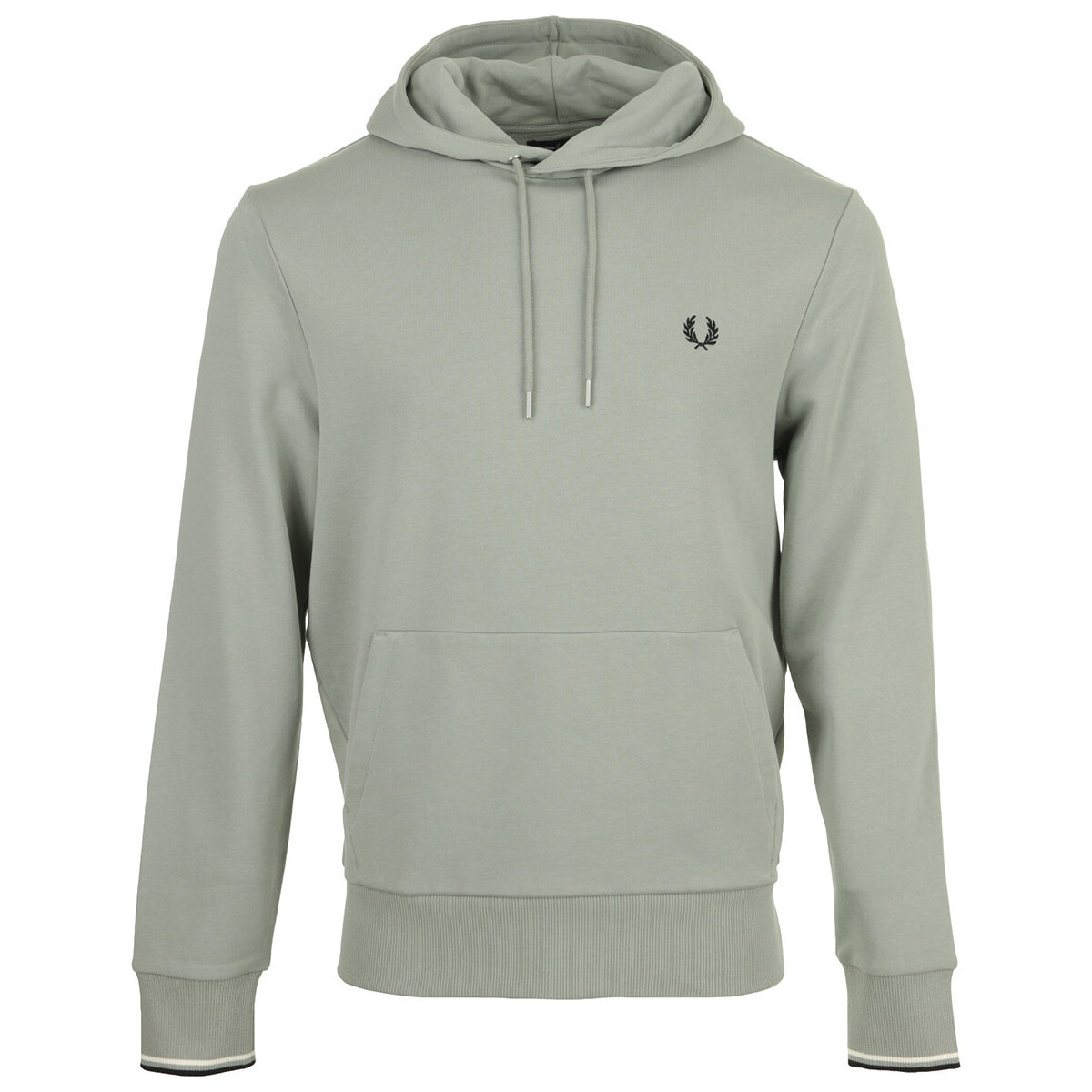 Fred Perry  Tipped Hooded Sweatshirt  Mikiny Šedá