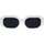 Hodinky & Bižuterie sluneční brýle The Attico Occhiali da Sole  X Linda Farrow Blake 45C3 Bílá