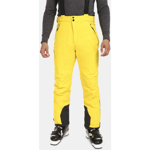 Textil Kalhoty Kilpi Pánské lyžařské kalhoty  METHONE-M Žlutá