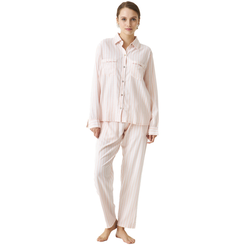 Textil Ženy Pyžamo / Noční košile J&j Brothers JJBDP1500 Růžová