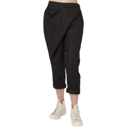Textil Ženy Kalhoty Wendy Trendy Trousers 800024 - Black Černá