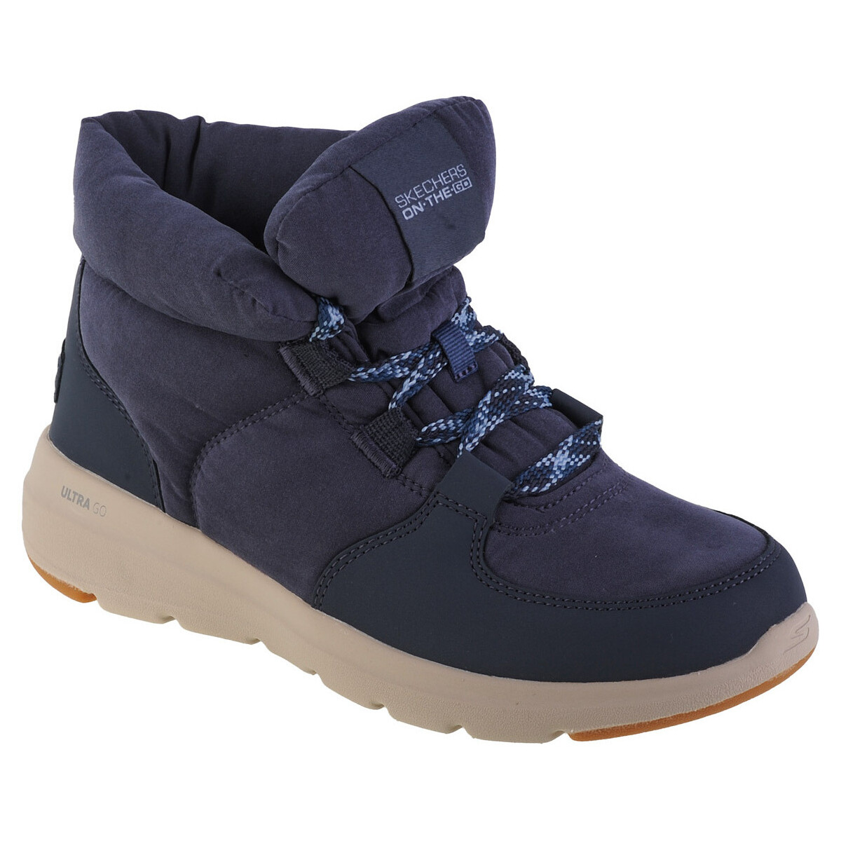 Boty Ženy Kotníkové boty Skechers Glacial Ultra - Trend Up Modrá