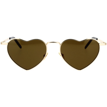 Hodinky & Bižuterie sluneční brýle Yves Saint Laurent Occhiali da Sole a Cuore Saint Laurent SL 301 LouLou 015 Zlatá