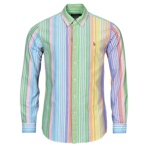 Textil Muži Košile s dlouhymi rukávy Polo Ralph Lauren CHEMISE COUPE DROITE EN OXFORD           