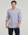 Textil Muži Košile s dlouhymi rukávy Polo Ralph Lauren CHEMISE COUPE DROITE EN LIN Tmavě modrá / Bílá