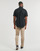 Textil Muži Košile s krátkými rukávy Polo Ralph Lauren CHEMISE COUPE DROITE EN POPELINE UNIE Černá