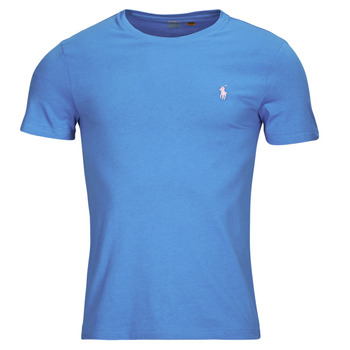 Textil Muži Trička s krátkým rukávem Polo Ralph Lauren T-SHIRT AJUSTE EN COTON Modrá / Modrá