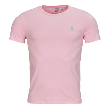 Textil Muži Trička s krátkým rukávem Polo Ralph Lauren T-SHIRT AJUSTE EN COTON Růžová / Růžová