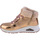 Boty Dívčí Kotníkové boty Skechers Uno - Cozy On Air Zlatá