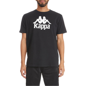 Textil Muži Trička s krátkým rukávem Kappa Authentic Estessi T-shirt Černá