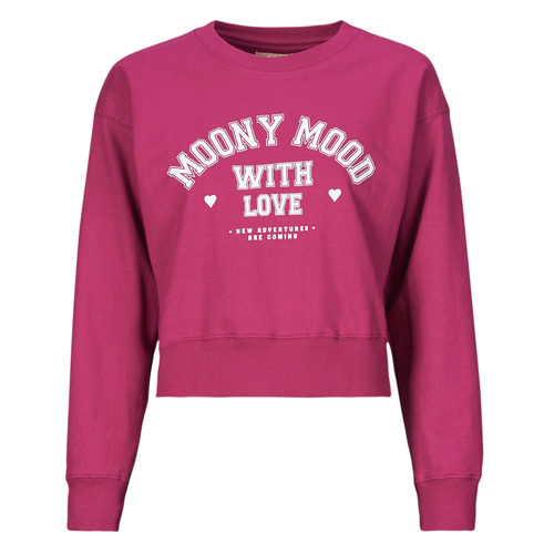 Textil Ženy Mikiny Moony Mood MARIE Růžová
