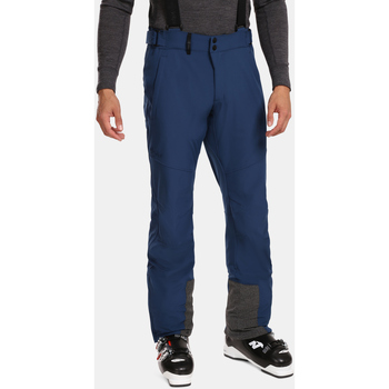 Textil Kalhoty Kilpi Pánské softshellové lyžařské kalhoty  RHEA-M Modrá