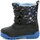 Boty Chlapecké Zimní boty Wojtylko 4Z24103G černo modré dětské zimní boty Černá
