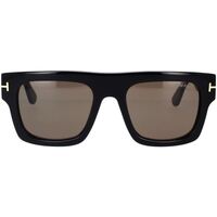 Hodinky & Bižuterie sluneční brýle Tom Ford Occhiali da Sole  Fausto FT0711S 01A Černá