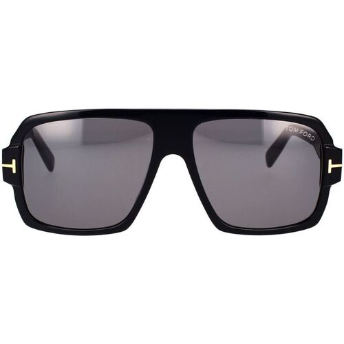 Hodinky & Bižuterie sluneční brýle Tom Ford Occhiali da Sole  Camden FT0933/S 01A Černá