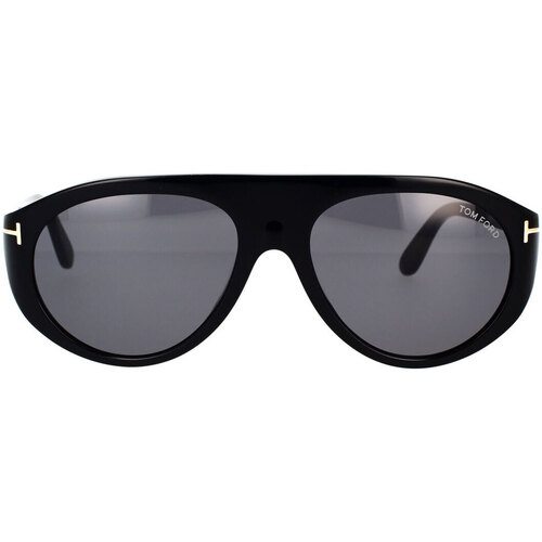 Hodinky & Bižuterie sluneční brýle Tom Ford Occhiali da Sole  Rex FT1001/S 01A Černá