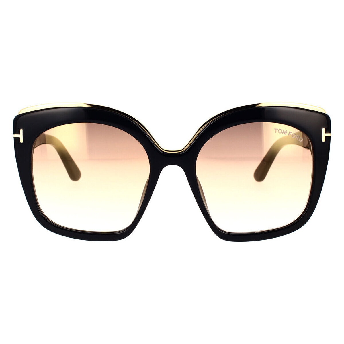 Hodinky & Bižuterie sluneční brýle Tom Ford Occhiali da Sole  Chantalle FT0944/S 01G Černá