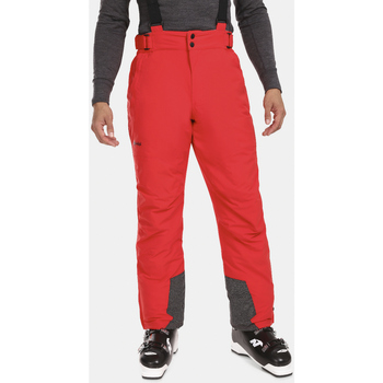 Textil Kalhoty Kilpi Pánské lyžařské kalhoty  MIMAS-M Červená