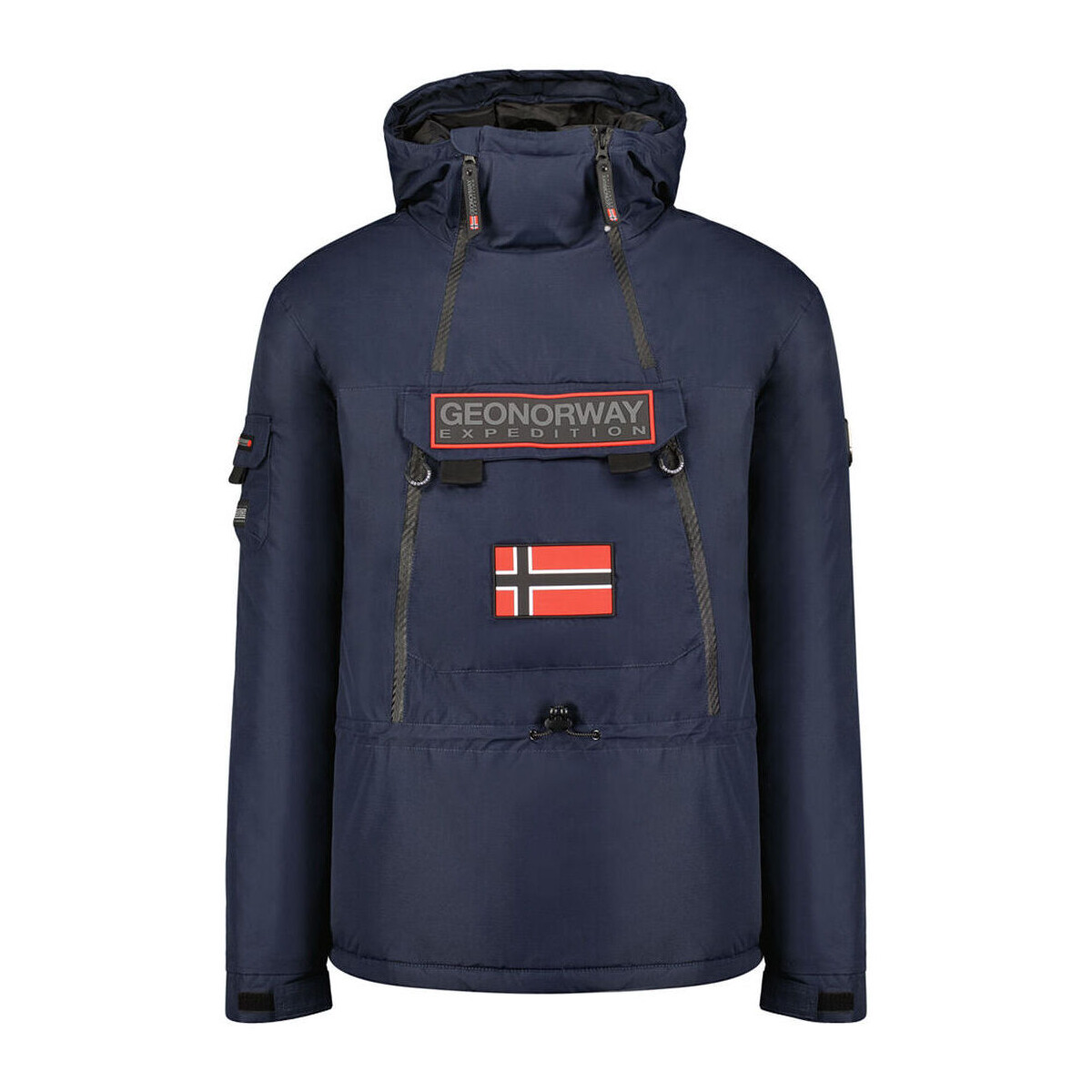 Textil Muži Teplákové bundy Geographical Norway Benyamine054 Man Navy Modrá