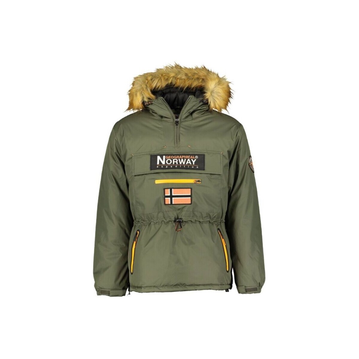Textil Muži Teplákové bundy Geographical Norway - Axpedition-WT1072H Zelená