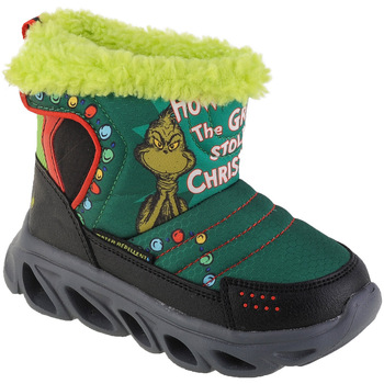 Boty Chlapecké Kotníkové boty Skechers Dr. Seuss Hypno-Flash 3.0 Too Late To Be Good Zelená