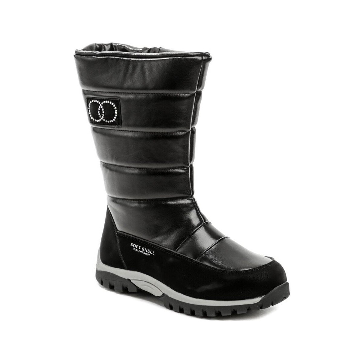 Boty Dívčí Zimní boty Wojtylko 5Z24100 černé dívčí zimní boty Černá