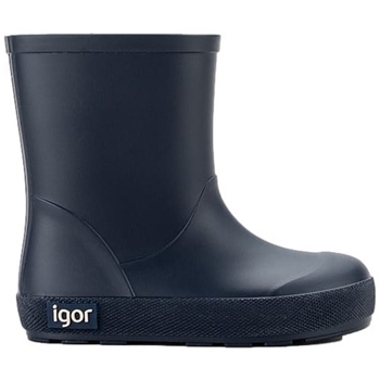 IGOR  Baby Boots Yogi Barefoot - Marino  Kozačky Dětské Modrá