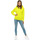 Textil Ženy Mikiny Ozonee Dámská mikina s kapucí Claro neonová žlutá Žlutá