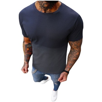 Textil Muži Trička s krátkým rukávem Ozonee Pánské tričko Gurdyroot tmavě modrá Tmavě modrá