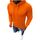 Textil Muži Mikiny Ozonee Pánská mikina s kapucí Florika oranžová Oranžová