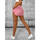 Textil Ženy Kraťasy / Bermudy Ozonee Dámské sportovní šortky Mirahn pudrová růžová Růžová