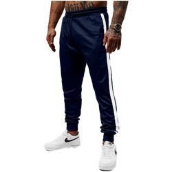 Textil Muži Teplákové kalhoty Ozonee Pánské tepláky Morning navy Tmavě modrá