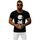 Textil Muži Trička s krátkým rukávem Ozonee Pánské tričko s potiskem Matron černá Černá