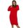 Textil Ženy Krátké šaty Ozonee Dámské mikinové šaty Bredver červená Červená