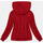 Textil Ženy Mikiny Ozonee Dámská mikina s kapucí Sata tmavě červená Červená