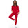 Textil Ženy Teplákové kalhoty Ozonee Dámské tepláky Lakie tmavě červená Červená