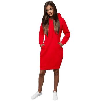 Textil Ženy Krátké šaty Ozonee Dámské mikinové šaty Avalles červená Červená
