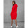 Textil Ženy Krátké šaty Ozonee Dámské mikinové šaty Avalles červená Červená