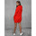 Textil Ženy Krátké šaty Ozonee Dámské mikinové šaty Sormeq červená Červená