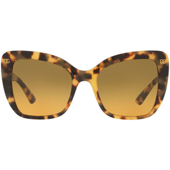 Hodinky & Bižuterie Ženy sluneční brýle D&G Occhiali da Sole Dolce&Gabbana DG4348 512/18 Hnědá