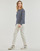Textil Ženy Trička s dlouhými rukávy Vero Moda VMABBY Bílá / Tmavě modrá