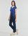Textil Ženy Trička s krátkým rukávem Pieces PCBILLO TEE LUREX STRIPES Modrá