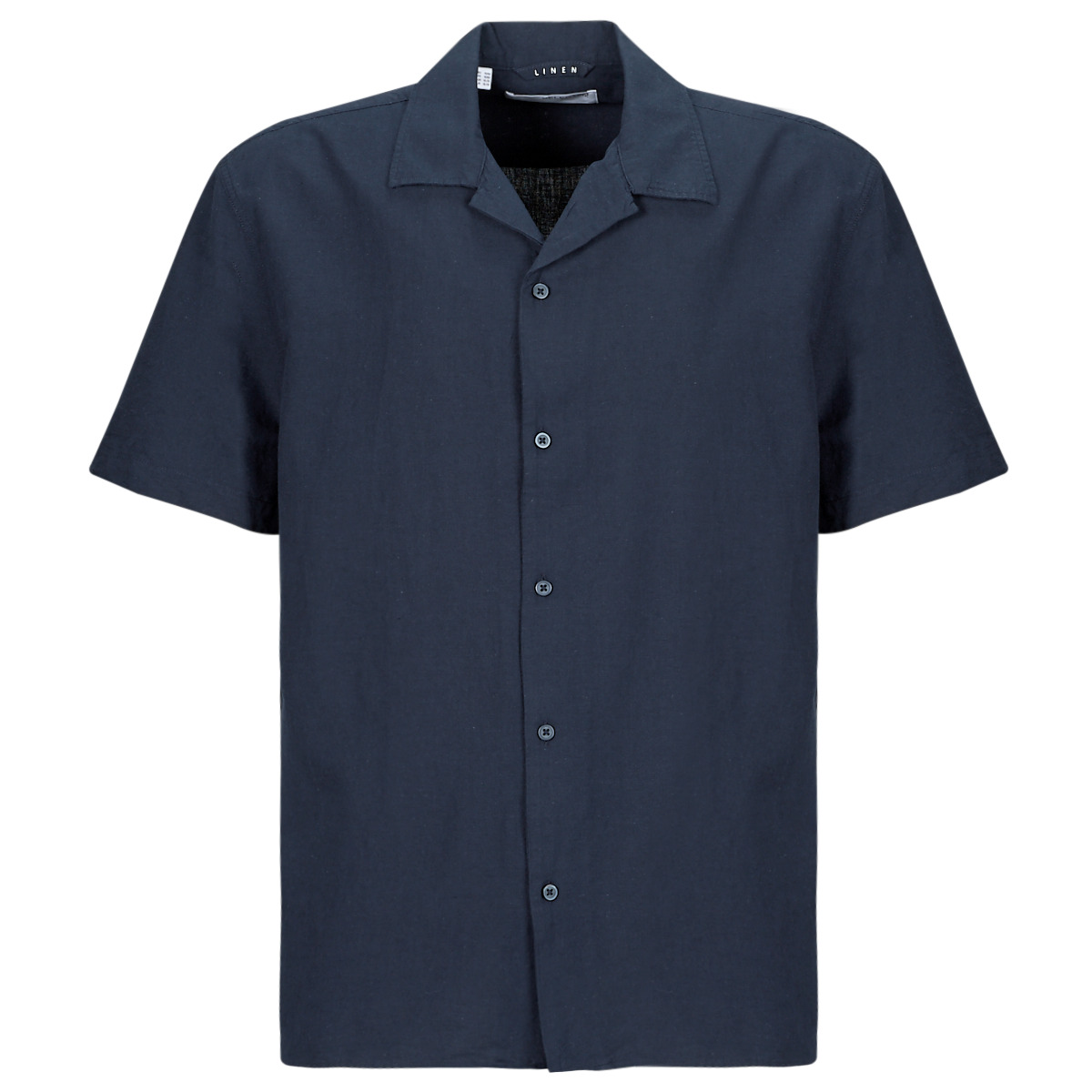 Textil Muži Košile s krátkými rukávy Selected SLHRELAXNEW Tmavě modrá